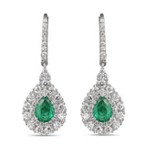 6F071983AWERDE 18KT Emerald Earring