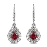 6F071983AWERDR 18KT Ruby Earring