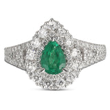 6F071984AWLRDE 18KT Emerald Ring