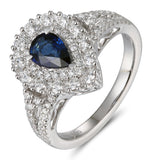 6F071984AWLRDS 18KT Blue Sapphire Ring