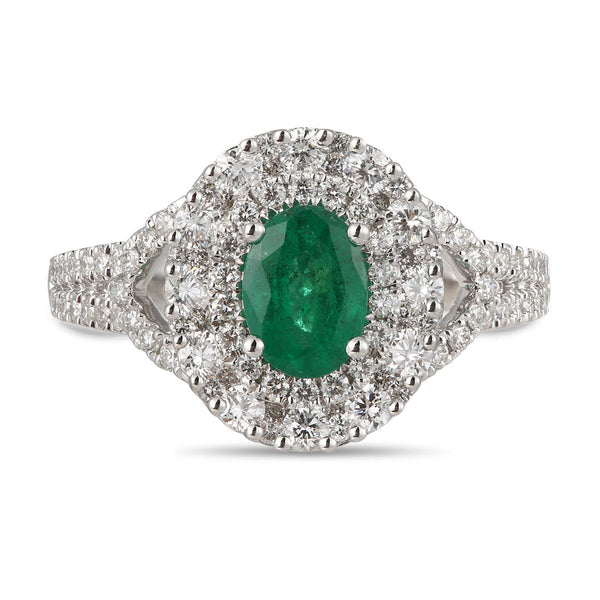 6F071986AWLRDE 18KT Emerald Ring