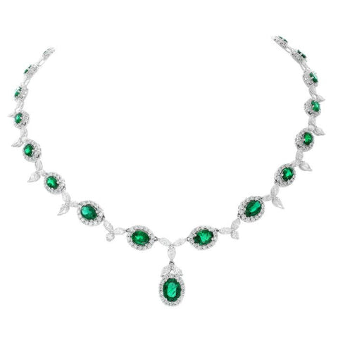 6F410AWCHDE001 18KT Emerald Necklace