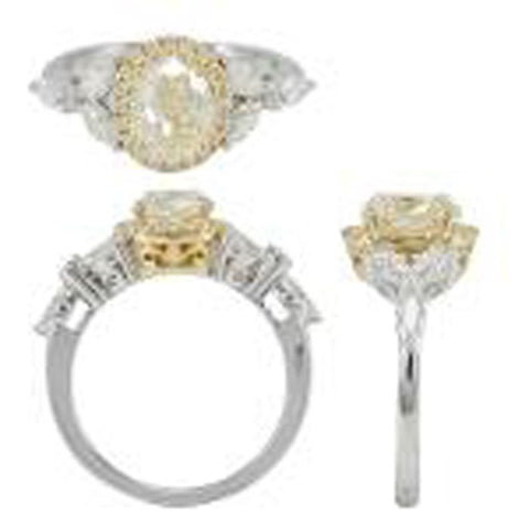 6F600987AULRYD 18KT Yellow Diamond Ring