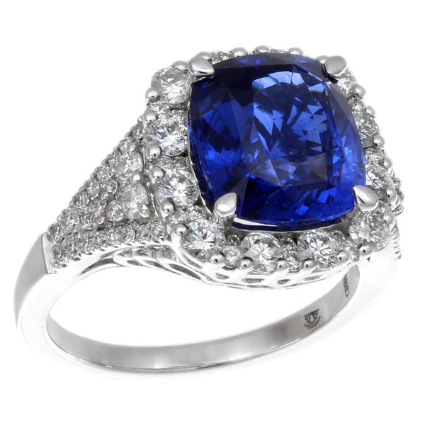 6F601037AWLRDS 18KT Blue Sapphire Ring