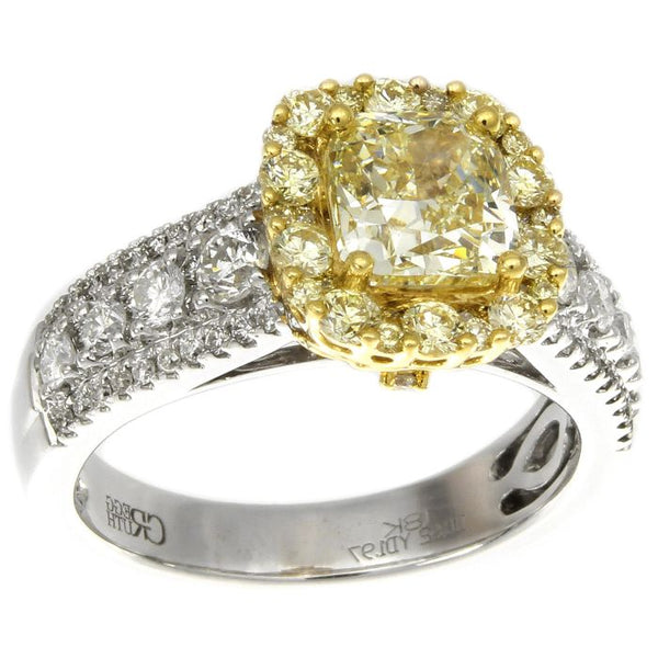 6F601664AULRYD 18KT Yellow Diamond Ring