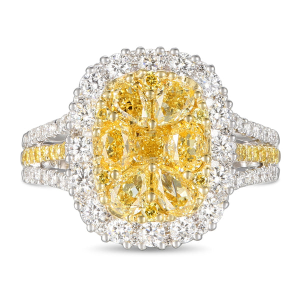 6F601690AULRYD 18KT Yellow Diamond Ring