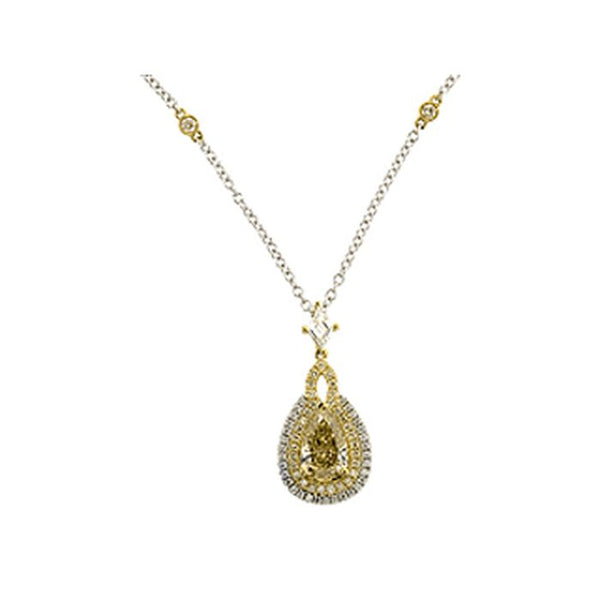 6F601767AUCHYD 18KT Yellow Diamond Pendant