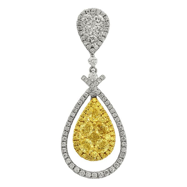 6F601820AUPDYD 18KT Yellow Diamond Pendant