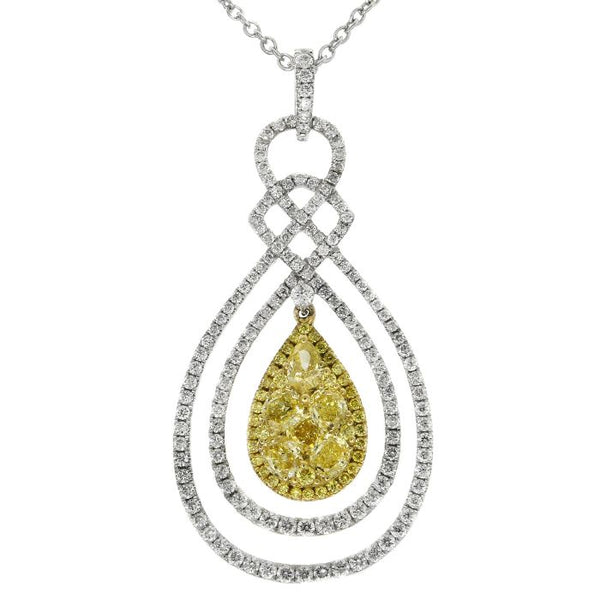 6F601821AUPDYD 18KT Yellow Diamond Pendant