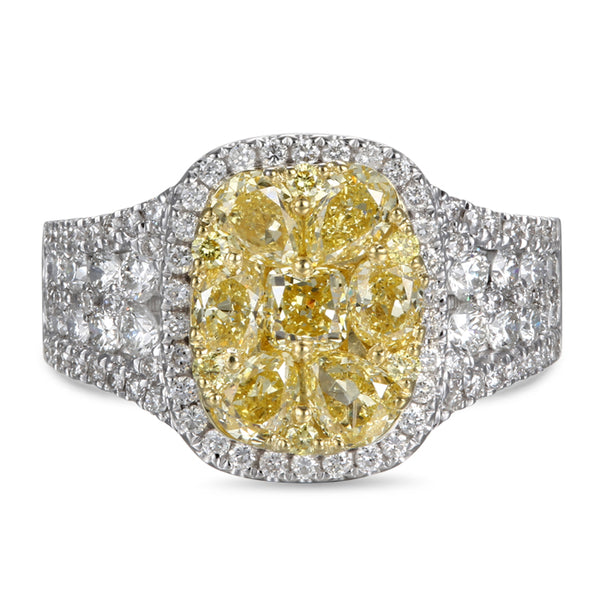 6F601824AULRYD 18KT Yellow Diamond Ring