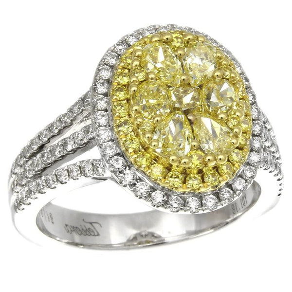 6F601835AULRYD 18KT Yellow Diamond Ring