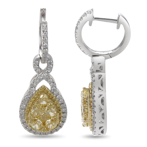 6F601840AUERYD 18KT Yellow Diamond Earring