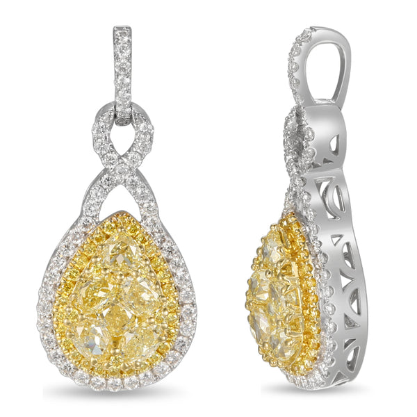 6F601841AUPDYD 18KT Yellow Diamond Pendant