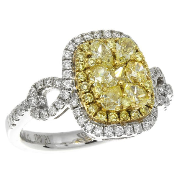 6F601845AULRYD 18KT Yellow Diamond Ring