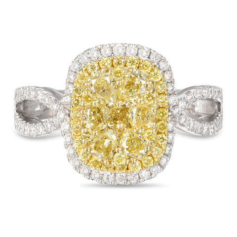 6F601846AULRYD 18KT Yellow Diamond Ring