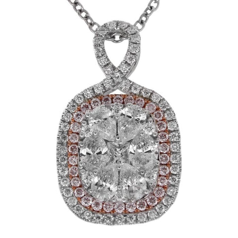 6F601847AQPDPD 18KT Pink Diamond Pendant