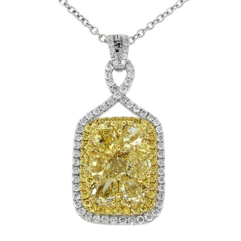 6F601852AUPDYD 18KT Yellow Diamond Pendant
