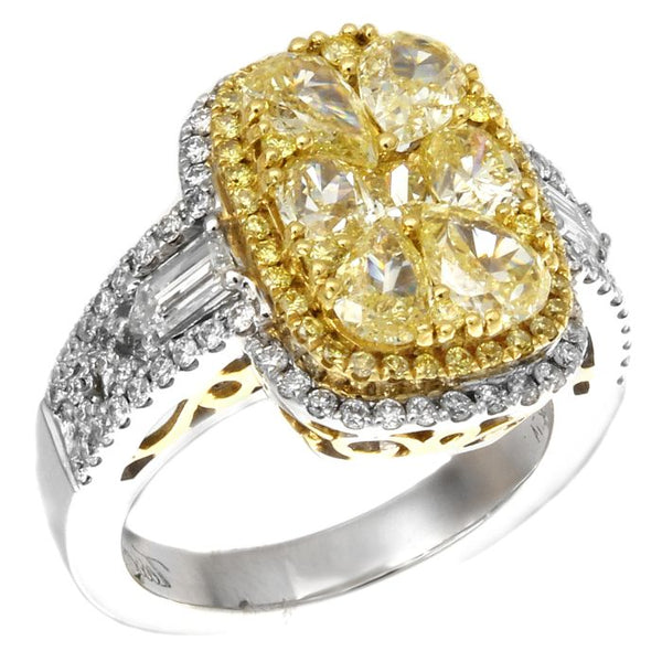 6F601855AULRYD 18KT Yellow Diamond Ring