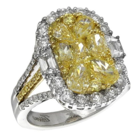 6F601856AULRYD 18KT Yellow Diamond Ring