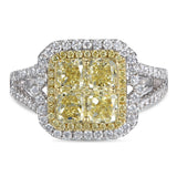 6F601859AULRYD 18KT Yellow Diamond Ring