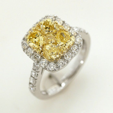 6F601861AULRYD 18KT Yellow Diamond Ring