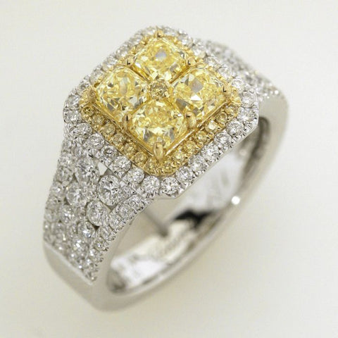 6F601862AULRYD 18KT Yellow Diamond Ring
