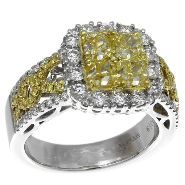 6F601865AULRYD 18KT Yellow Diamond Ring
