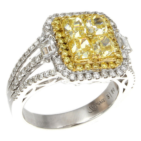 6F601867AULRYD 18KT Yellow Diamond Ring
