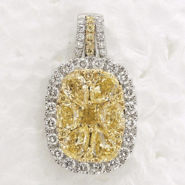 6F602097AUPDYD 18KT Yellow Diamond Pendant