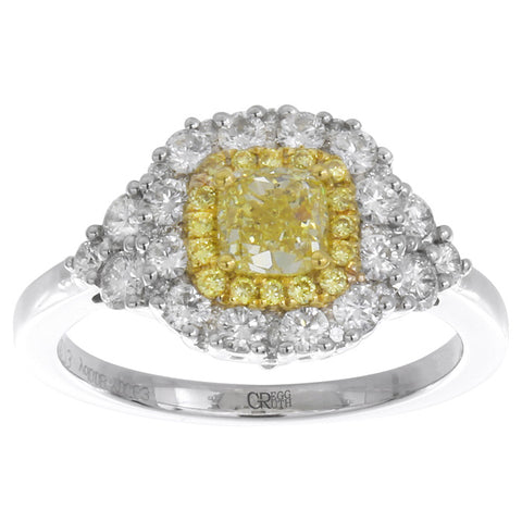 6F602125AULRYD 18KT Yellow Diamond Ring