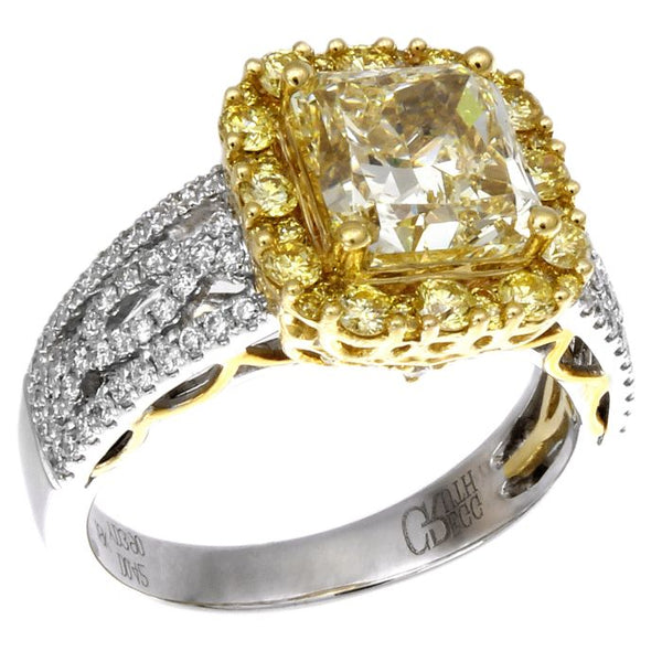 6F602357AULRYD 18KT Yellow Diamond Ring
