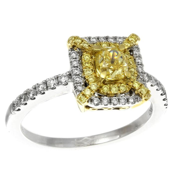 6F602503AULRYD 18KT Yellow Diamond Ring