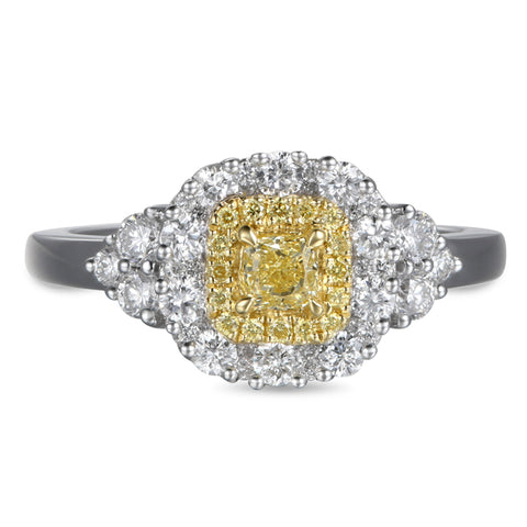 6F602505AULRYD 18KT Yellow Diamond Ring