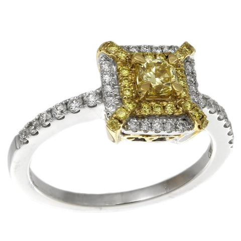 6F602509AULRYD 18KT Yellow Diamond Ring