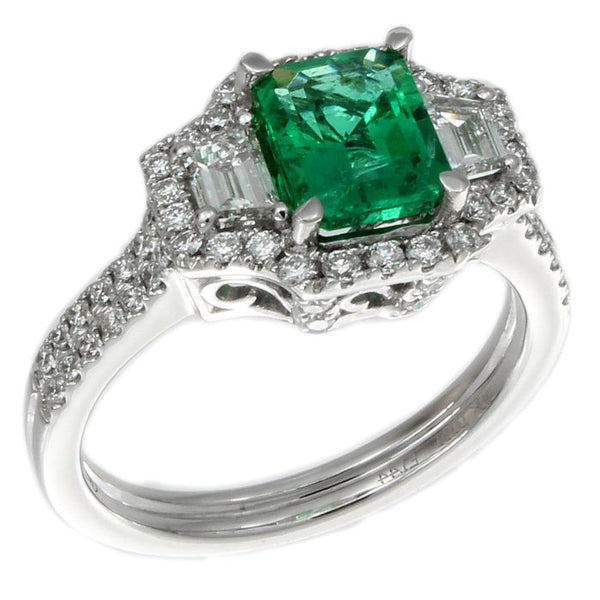 6F602863AWLRDE 18KT Emerald Ring