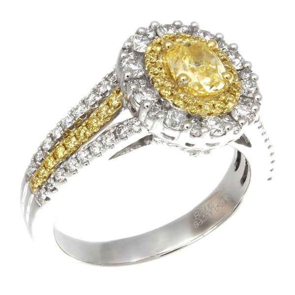 6F602914AULRYD 18KT Yellow Diamond Ring