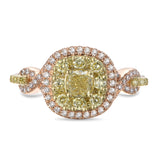 6F602942UQLRYD 18KT Yellow Diamond Ring