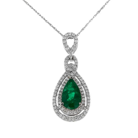 6F603088AWPDDE 18KT Emerald Pendant