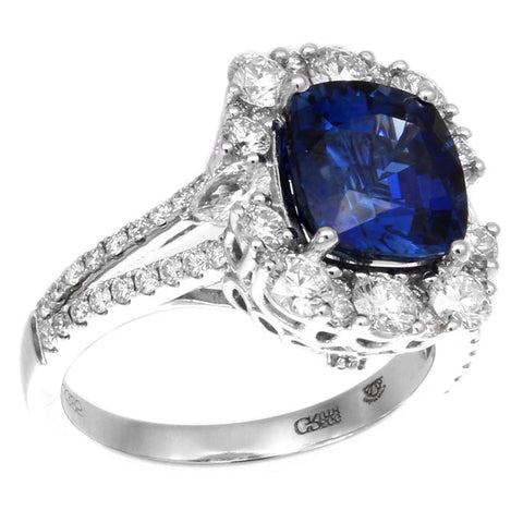 6F603089AWLRDS 18KT Blue Sapphire Ring