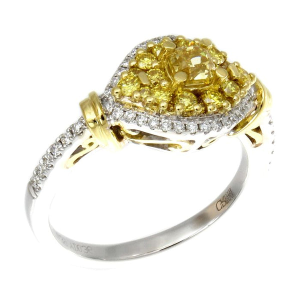 6F603129AULRYD 18KT Yellow Diamond Ring