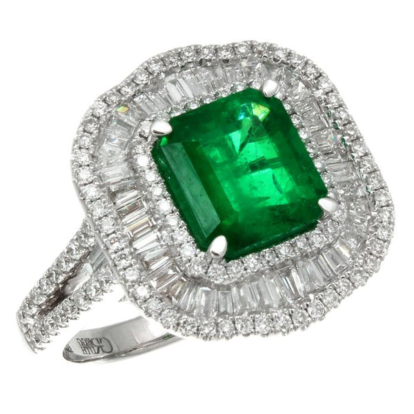 6F603134AWLRDE 18KT Emerald Ring