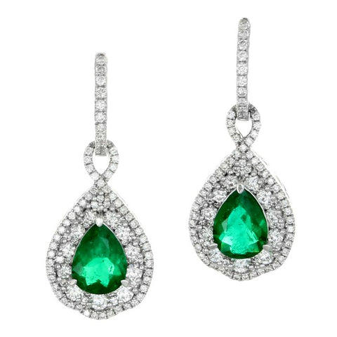 6F603151AWERDE 18KT Emerald Earring