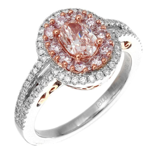 6F603344AQLRPD 18KT Pink Diamond Ring