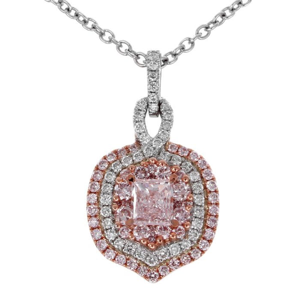 6F603346AQPDPD 18KT Pink Diamond Pendant