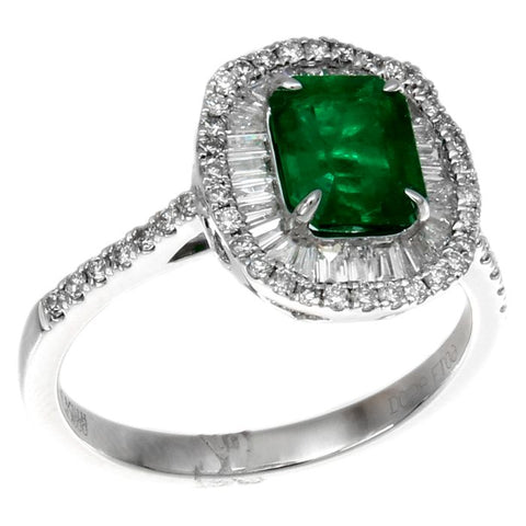 6F603358AWLRDE 18KT Emerald Ring