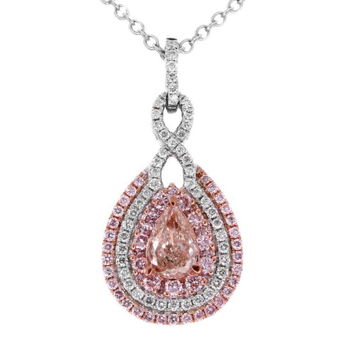 6F603389AQPDPD 18KT Pink Diamond Pendant