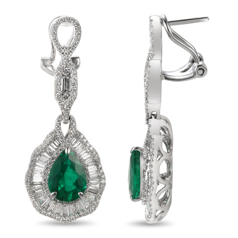 6F603398AWERDE 18KT Emerald Earring