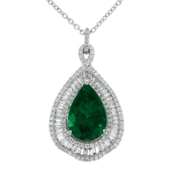 6F603400AWPDDE 18KT Emerald Pendant