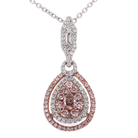 6F603405AQPDPD 18KT Pink Diamond Pendant