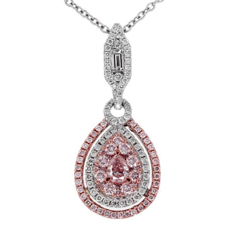 6F603407AQPDPD 18KT Pink Diamond Pendant